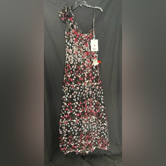 MAC DUGGAL 20331 NWT Embellished Ruffled One Shoulder A Line Gown - Picture 5 of 8